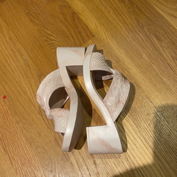 Melissa PVC embossed python block heel - Picture 4 of 8